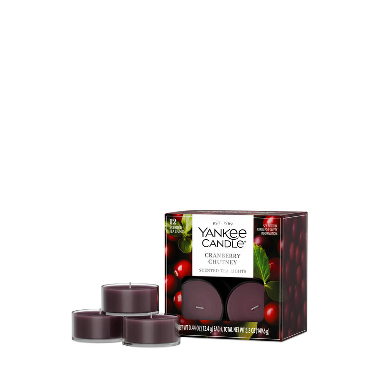 Cranberry Chutney Scented Tea Light Candles G2