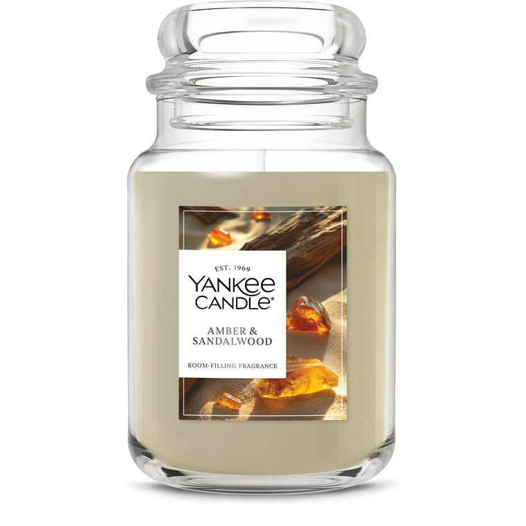 Amber & Sandalwood Original Large Jar Candle F6