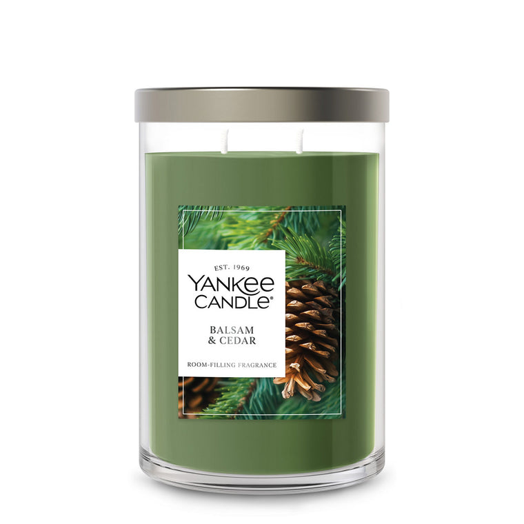 Balsam & Cedar Large Tumbler Candle M9