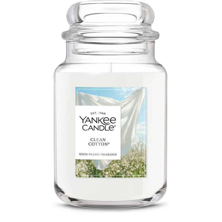 Clean Cotton® Original Large Jar Candle I2