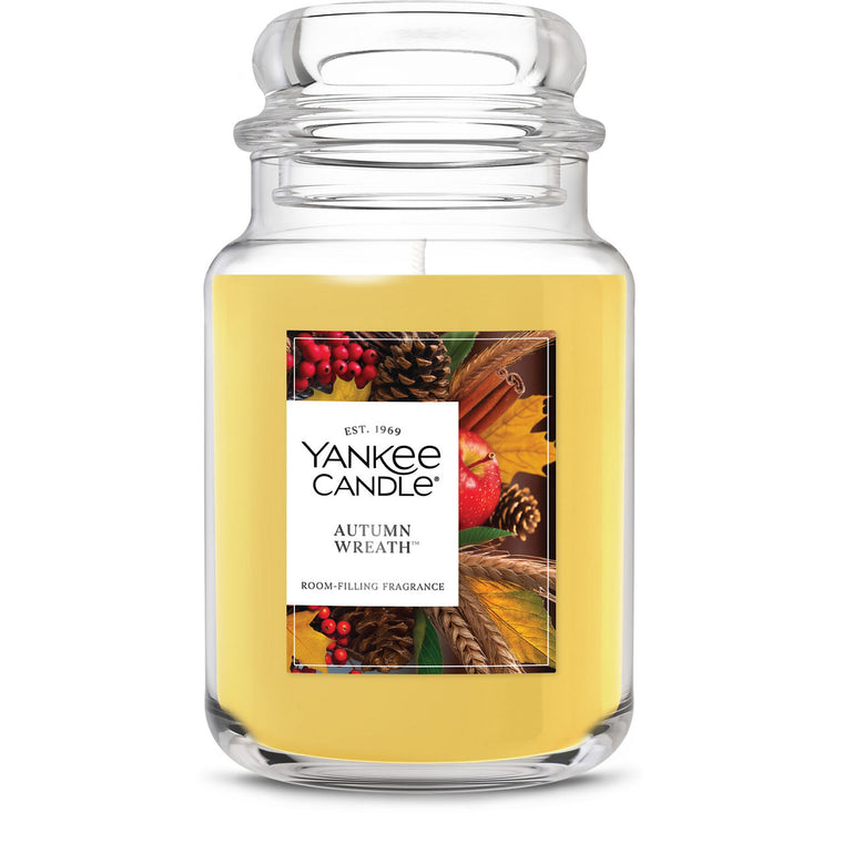 Autumn Wreath™ Original Large Jar Candle U2