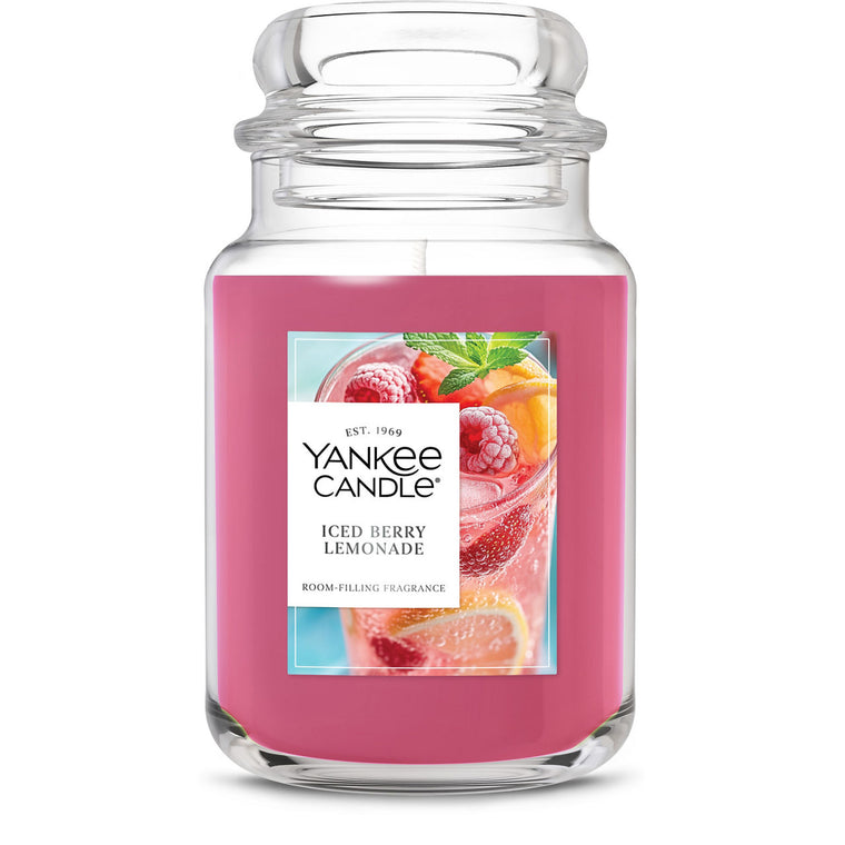 Iced Berry Lemonade Original Large Jar Candle Y5