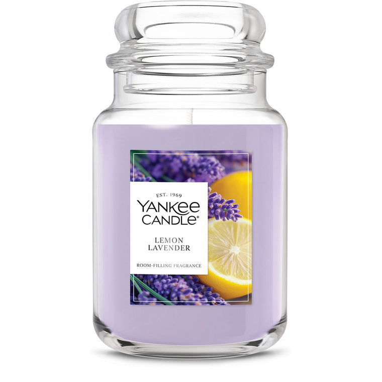 Lemon Lavender Original Large Jar Candle O8