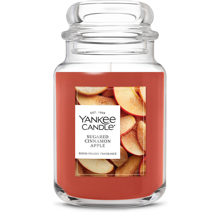 Sugared Cinnamon Apple Original Large Jar Candle M0