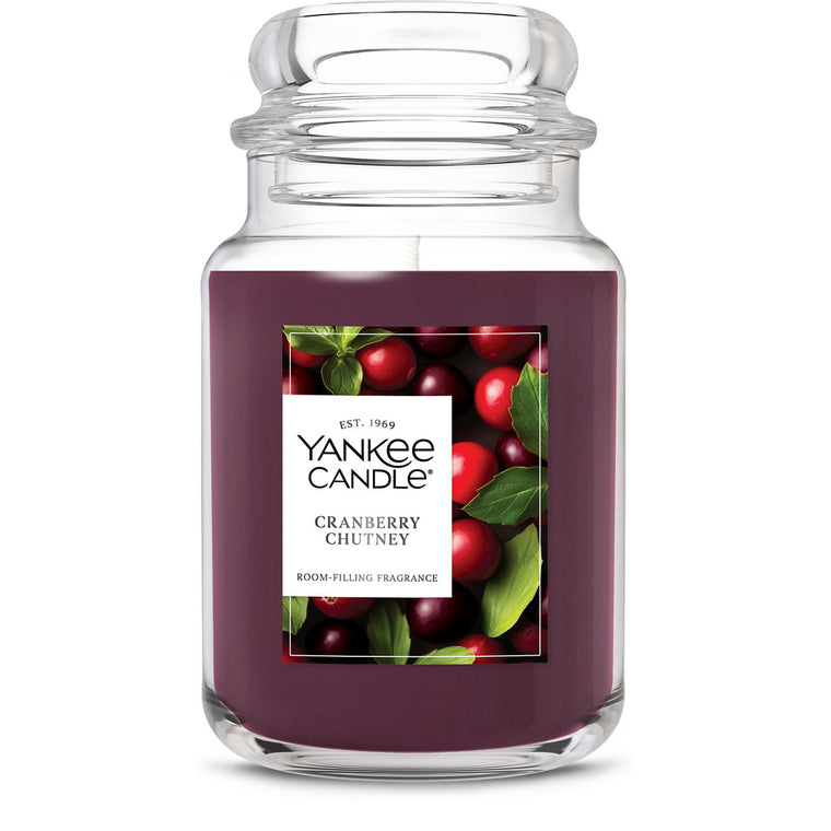 Cranberry Chutney Original Large Jar Candle X1