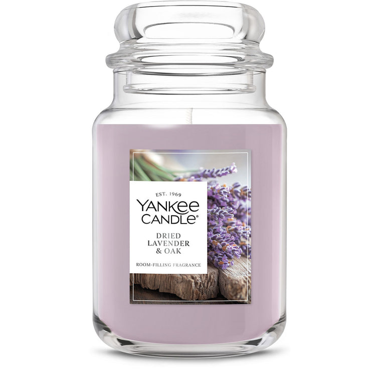 Dried Lavender & Oak Original Large Jar Candle Z3