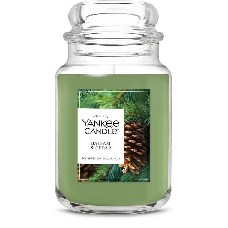 Balsam & Cedar Original Large Jar Candle R9