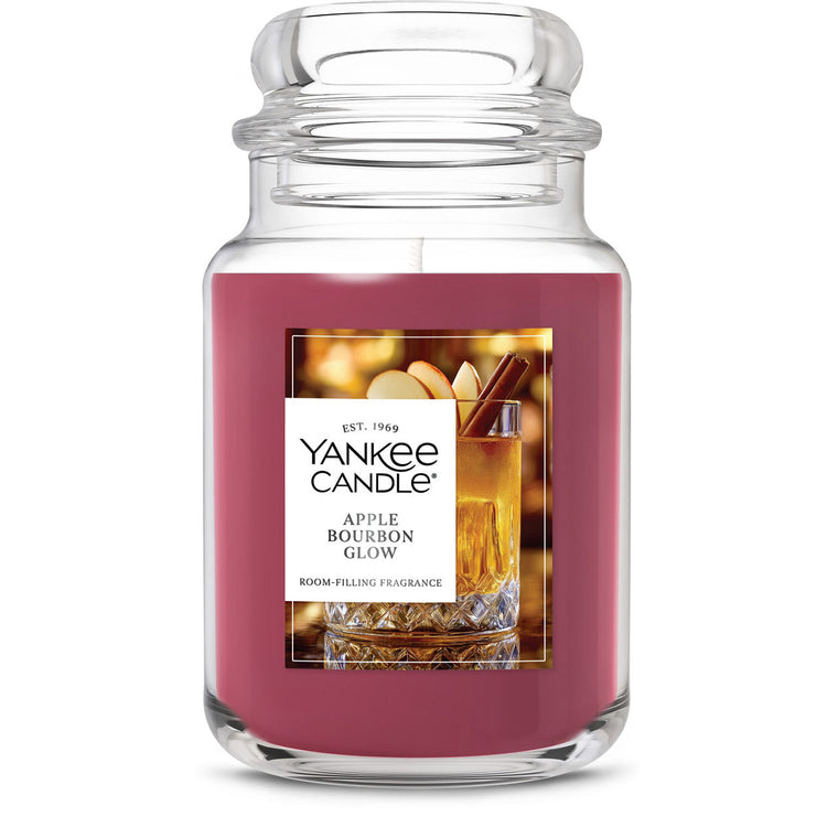 Apple Bourbon Glow Original Large Jar Candle V8