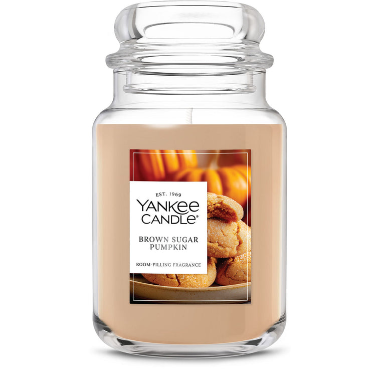 Brown Sugar Pumpkin Original Large Jar Candle K3