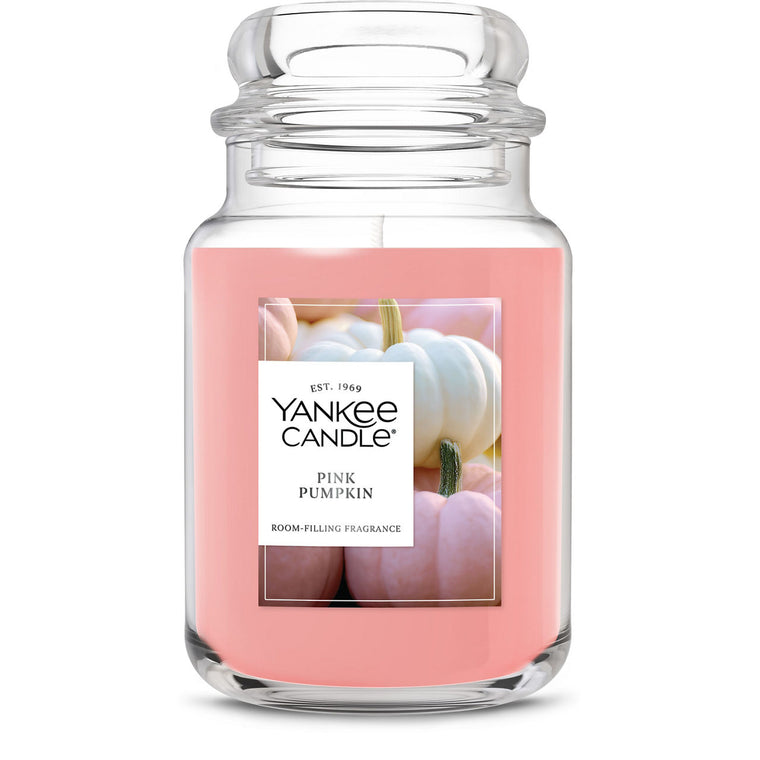 Pink Pumpkin Original Large Jar Candle R7