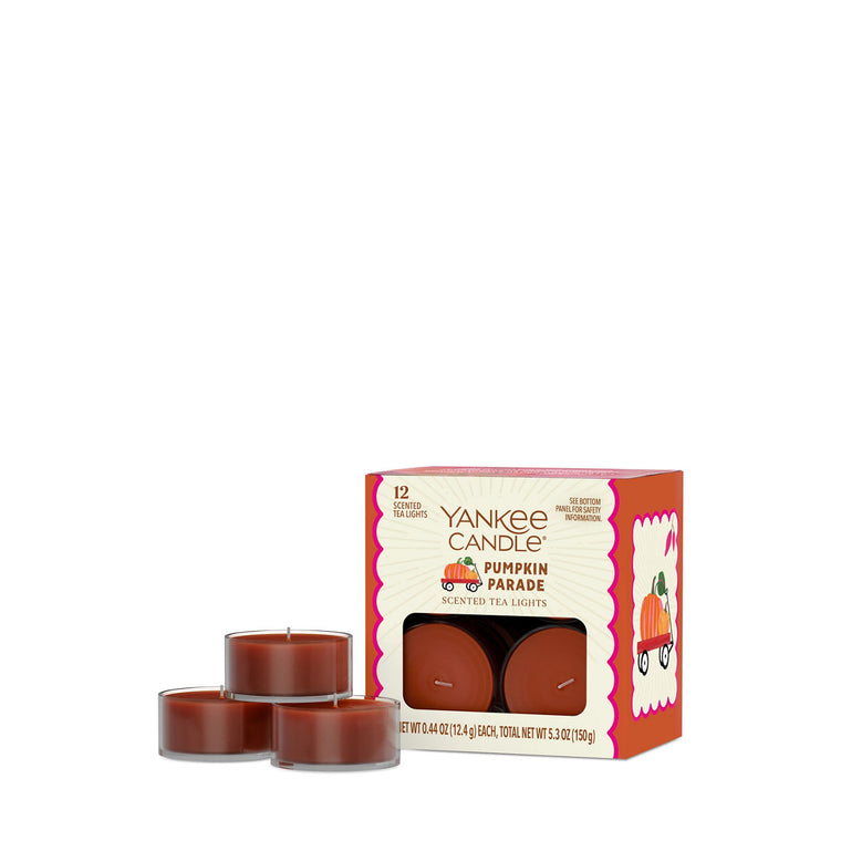 Pumpkin Parade Scented Tea Light Candles L6