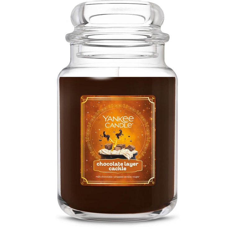 Chocolate Layer “Cackle” Original Large Jar Candle X8