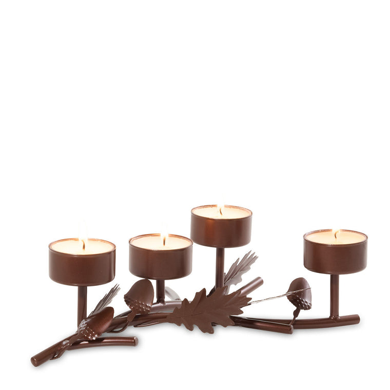 Acorn Branch Tea Light Candle Holder E4