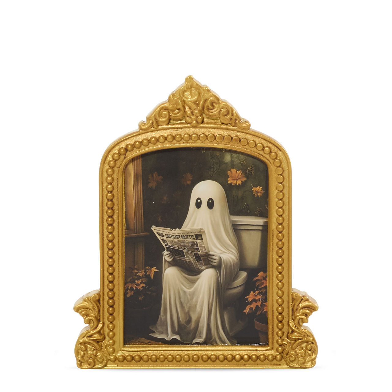 Reading Ghost Portrait Tea Light Candle Holder