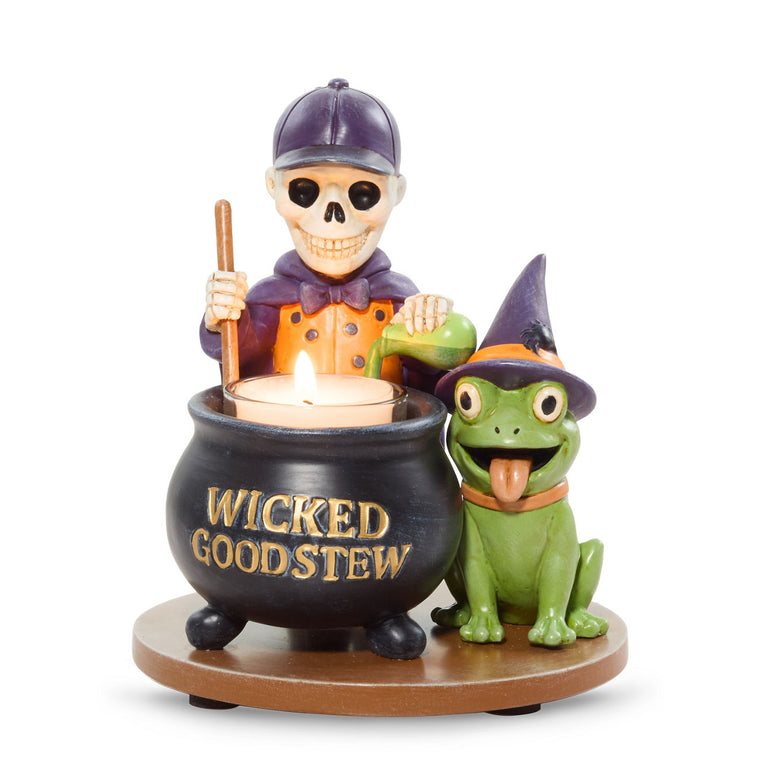 Bonebury Lane Wicked Good Tea Light Candle Holder U5