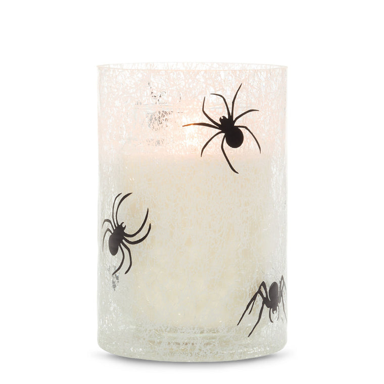 Spider Web Jar Candle Holder G1