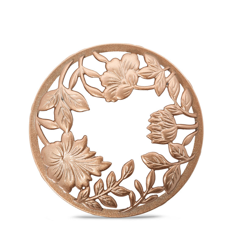 Floral Etch Illuma-Lid® Jar Candle Topper Z2