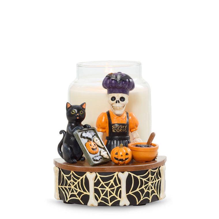 Bonebury Lane Spooky Kookies Jar Candle Holder D8
